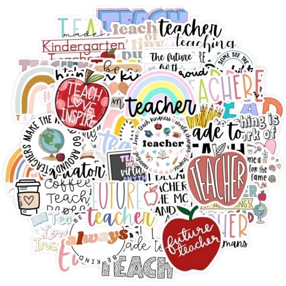 Assorted Teacher Stickers  - Picture 2 of 6